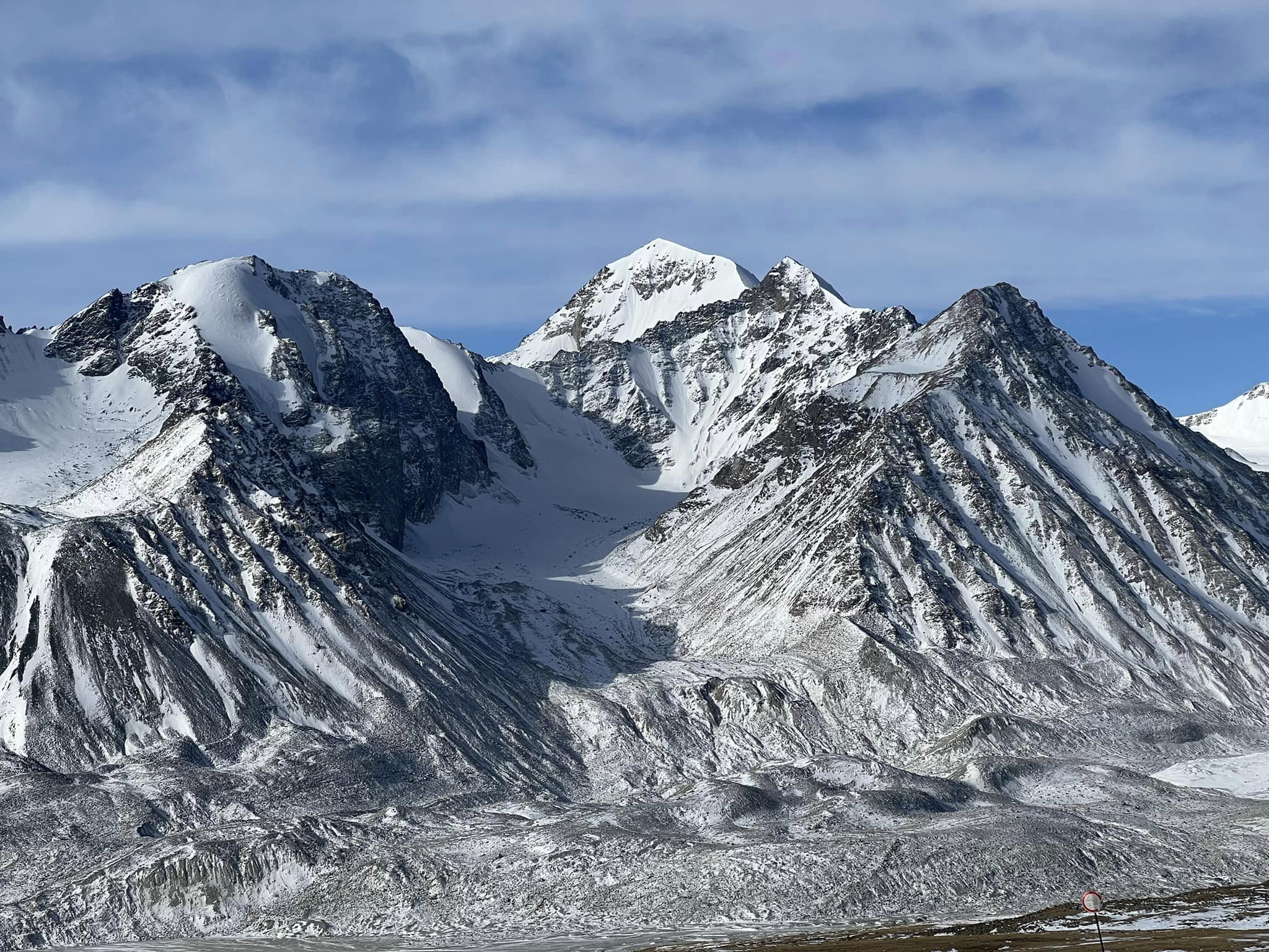 altai mountain left side